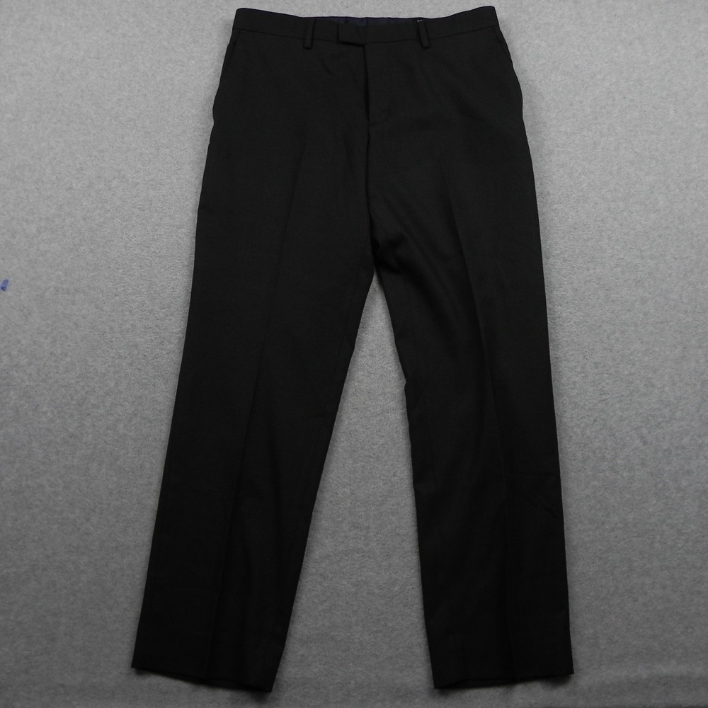 Banana Republic Pants Mens 33x30 Slim Fit Dress Suit Formal Flat Front Charcoal